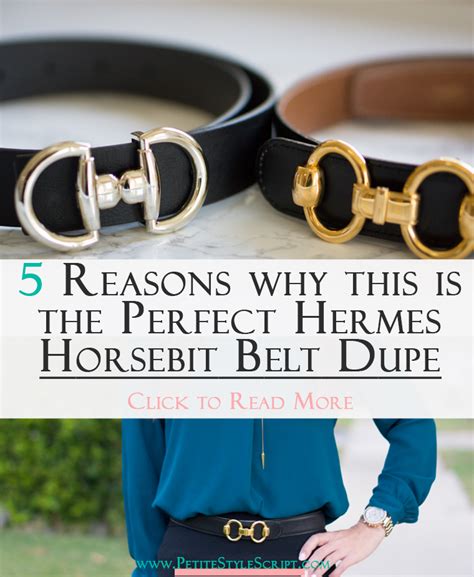 Hermes Horsebit Belt Dupe 